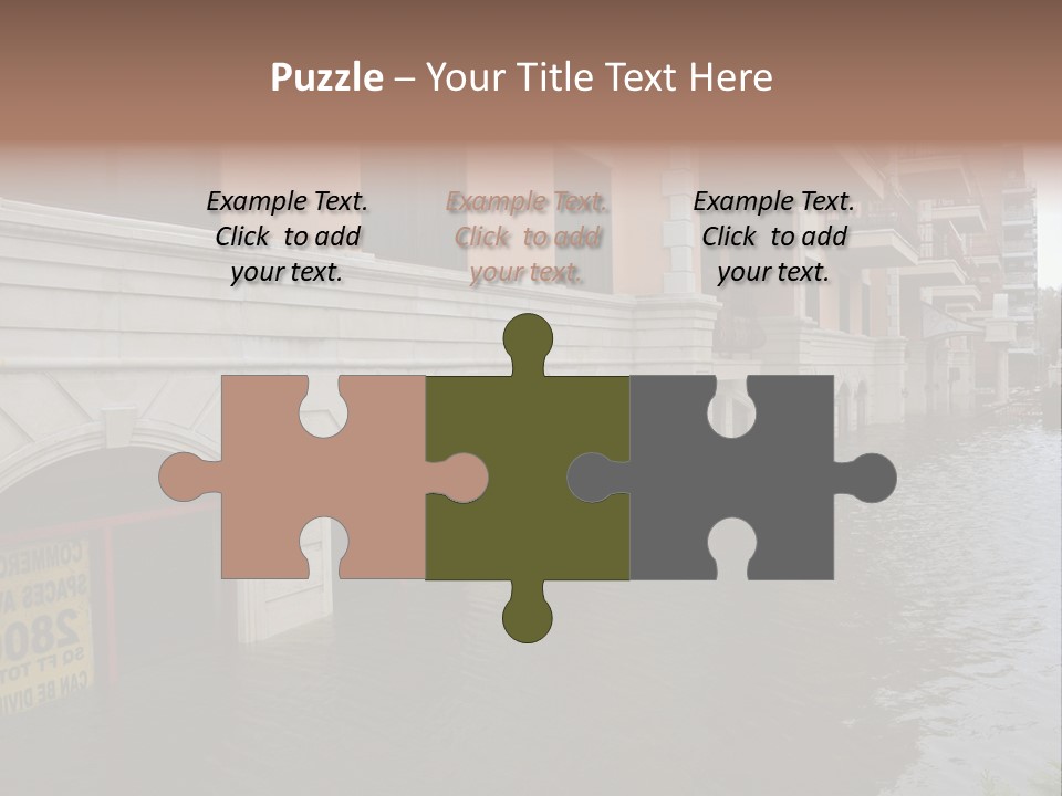 Urban Reflection City PowerPoint Template