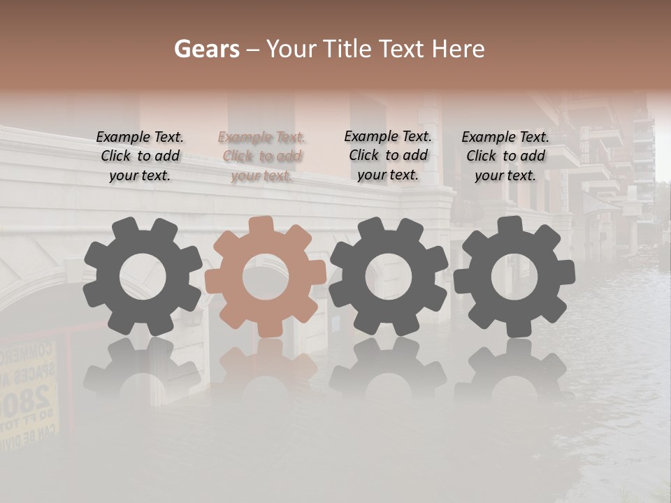 Urban Reflection City PowerPoint Template