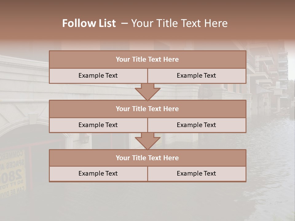 Urban Reflection City PowerPoint Template
