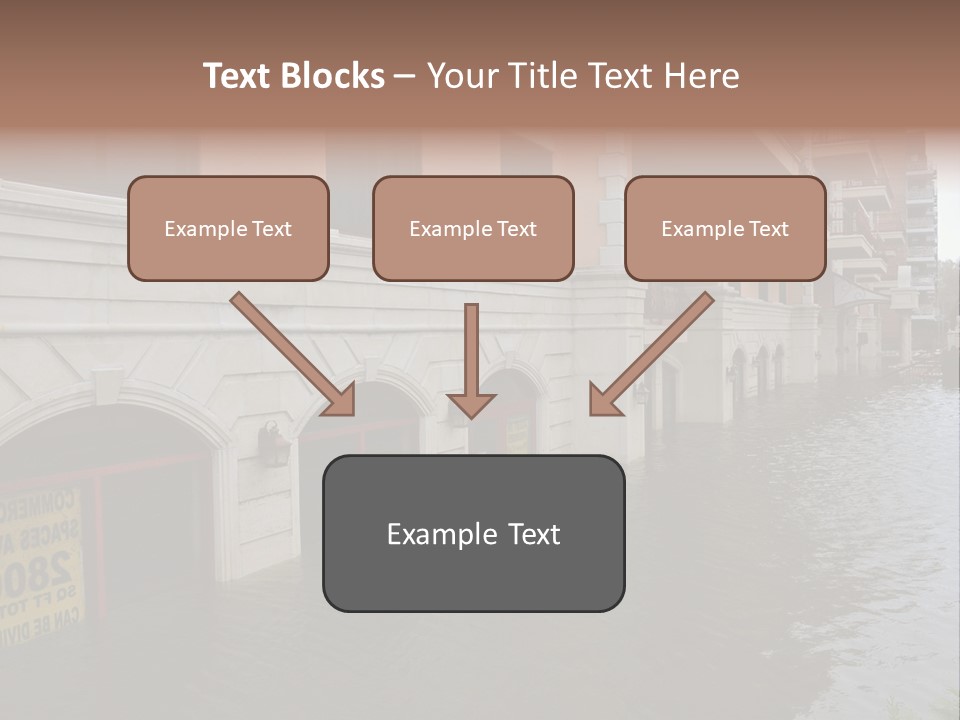 Urban Reflection City PowerPoint Template