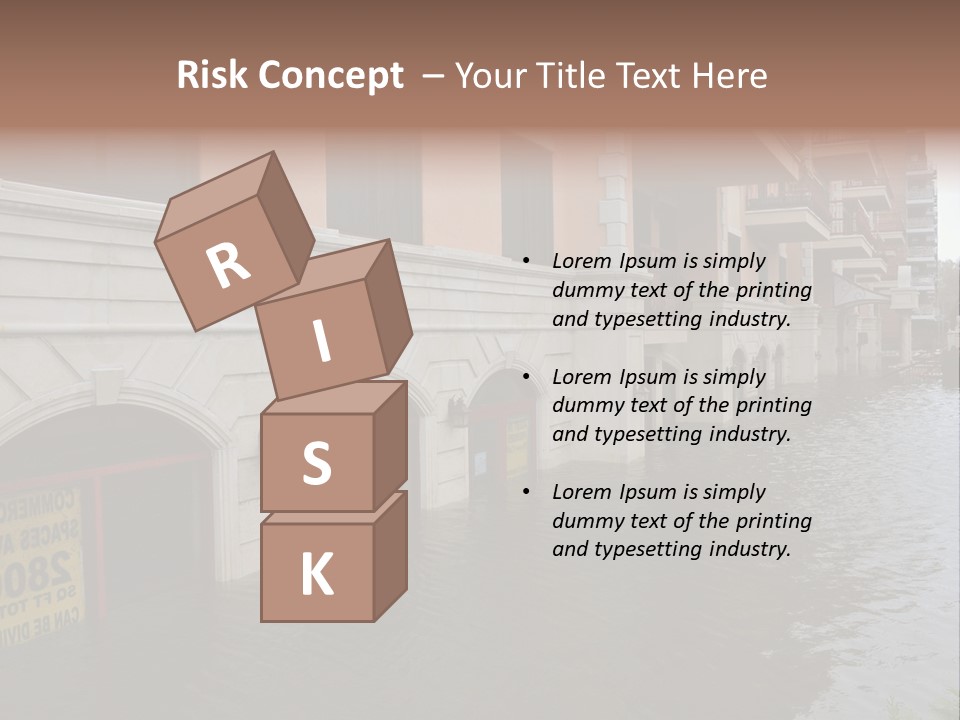 Urban Reflection City PowerPoint Template