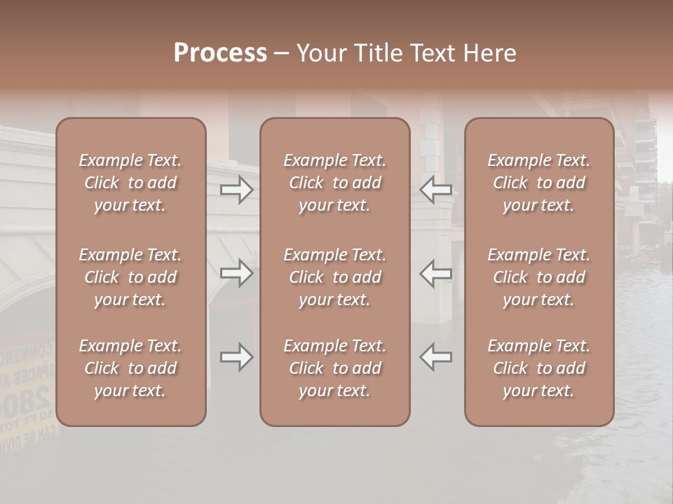 Urban Reflection City PowerPoint Template