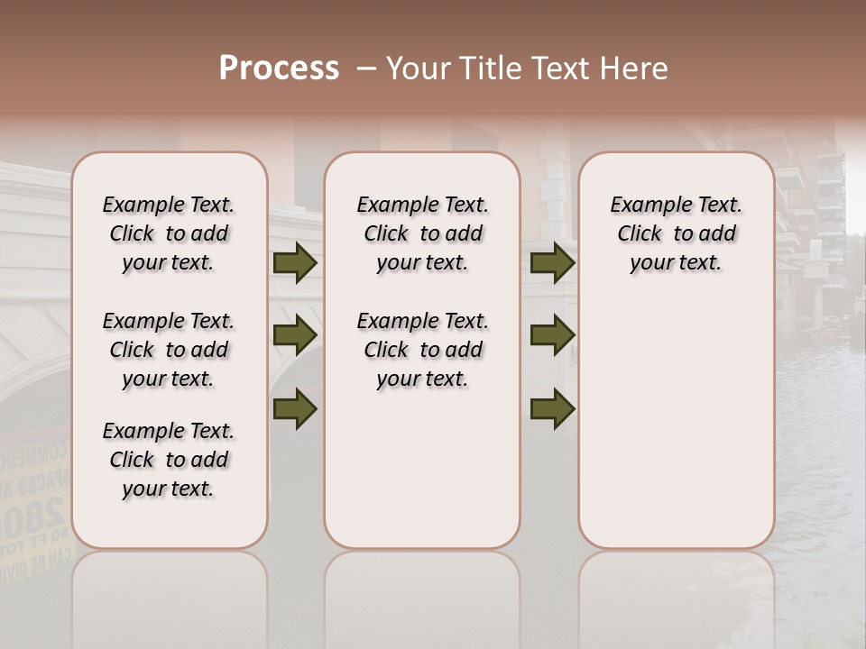Urban Reflection City PowerPoint Template