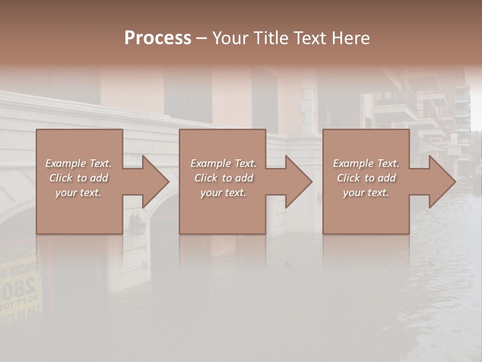 Urban Reflection City PowerPoint Template
