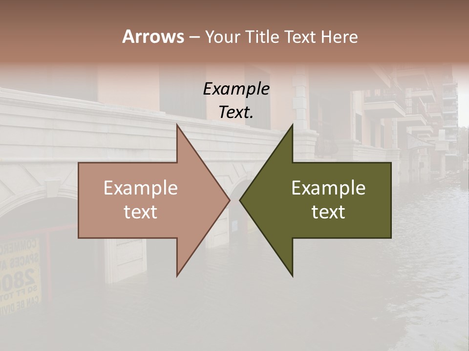 Urban Reflection City PowerPoint Template