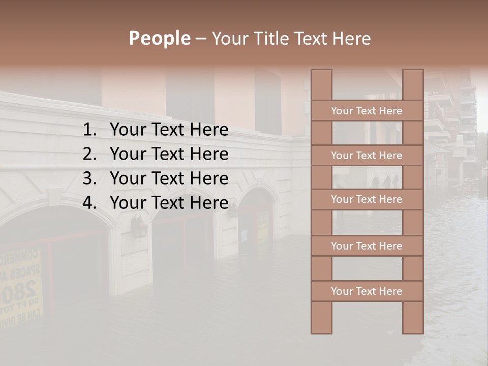 Urban Reflection City PowerPoint Template
