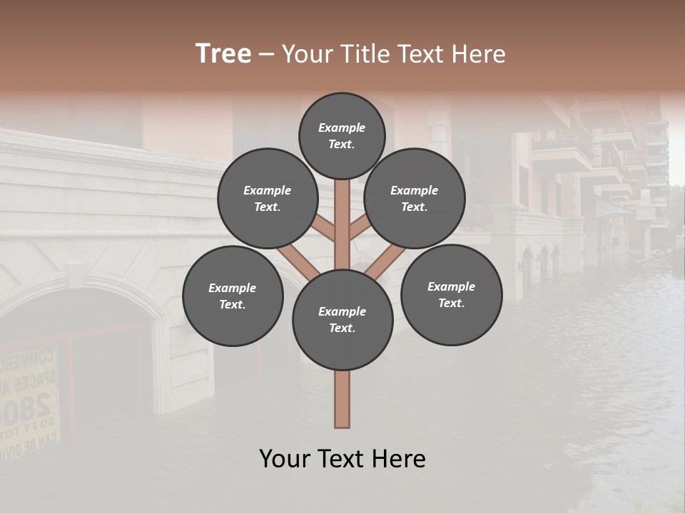 Urban Reflection City PowerPoint Template