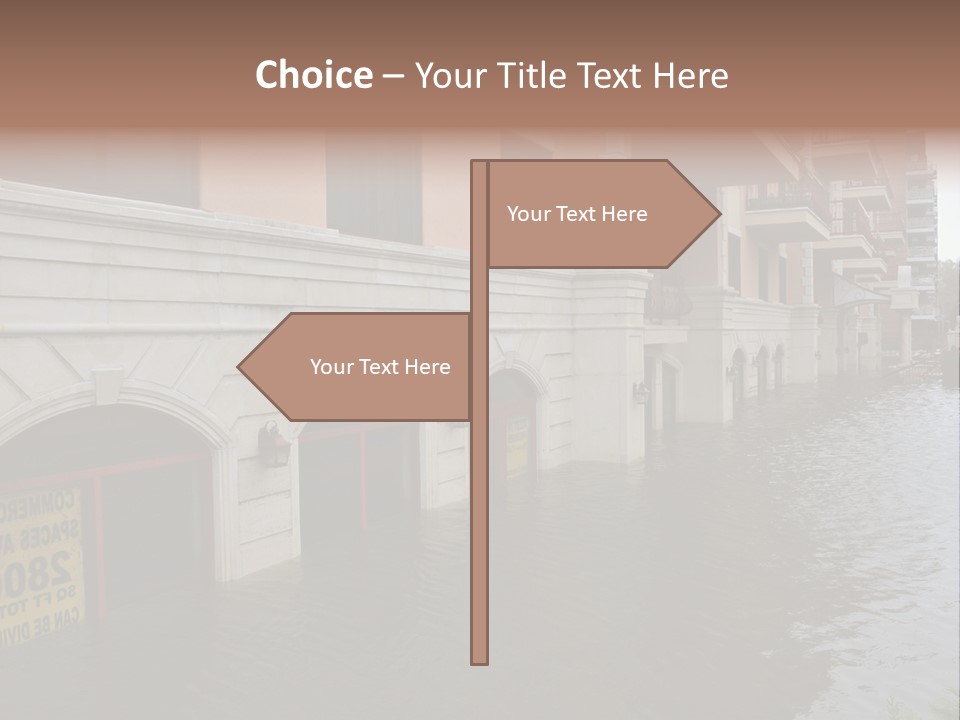 Urban Reflection City PowerPoint Template