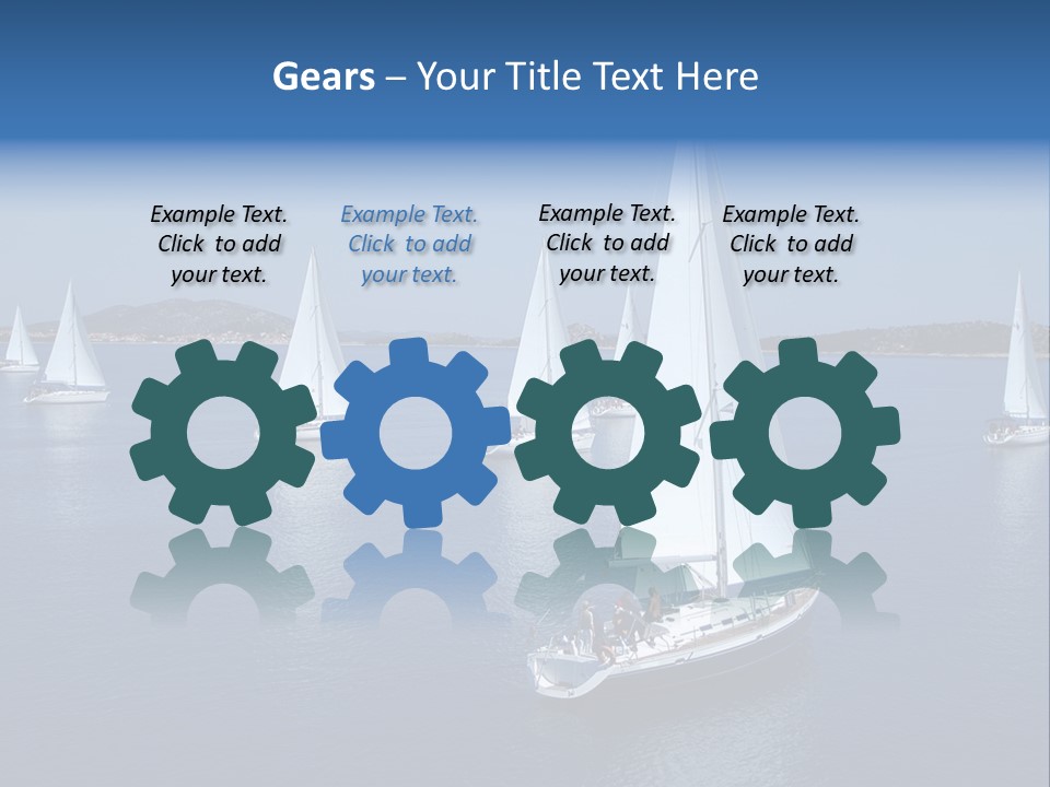 Freedom Nature Image PowerPoint Template