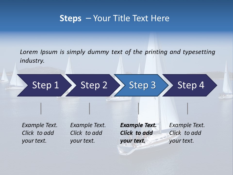 Freedom Nature Image PowerPoint Template