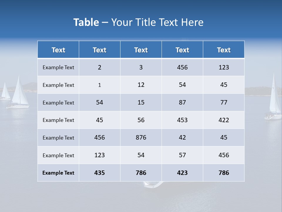 Freedom Nature Image PowerPoint Template