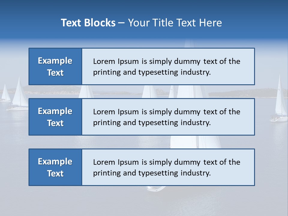 Freedom Nature Image PowerPoint Template