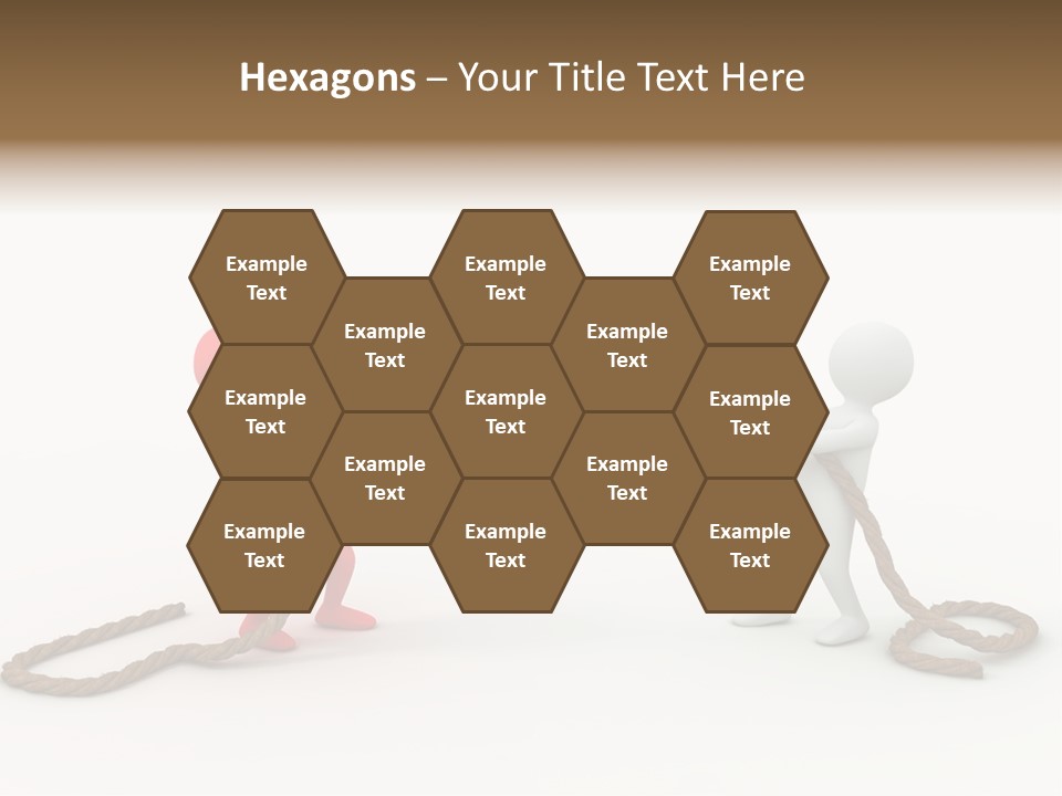 Business White Conflict PowerPoint Template