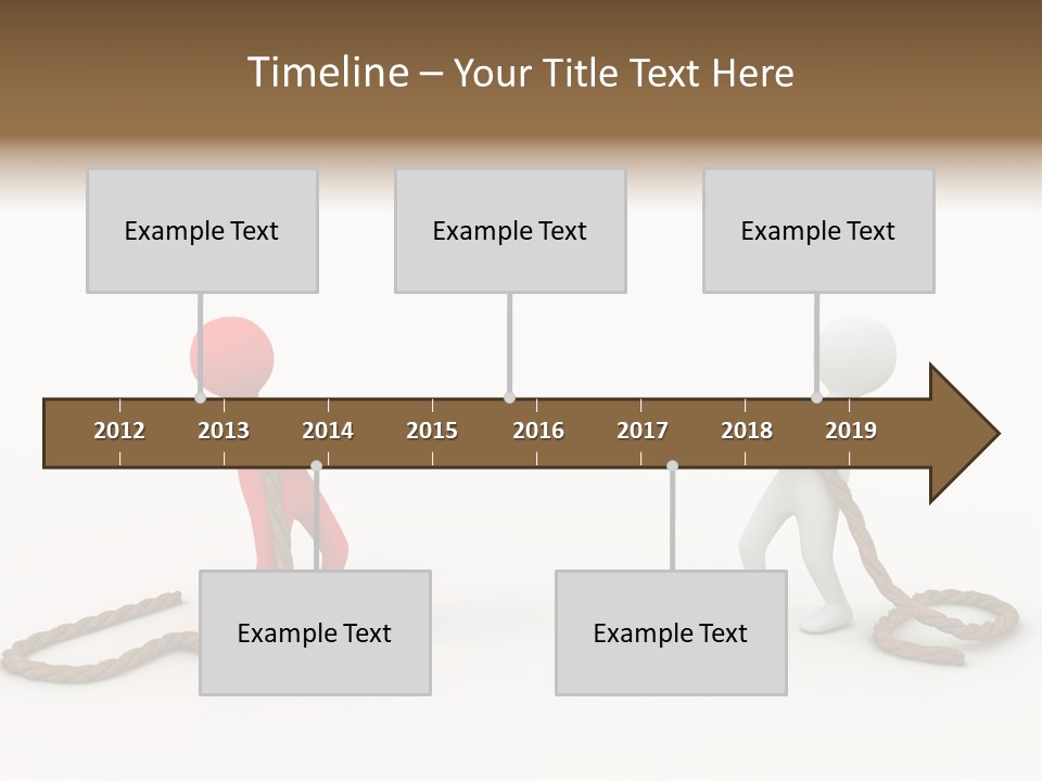 Business White Conflict PowerPoint Template