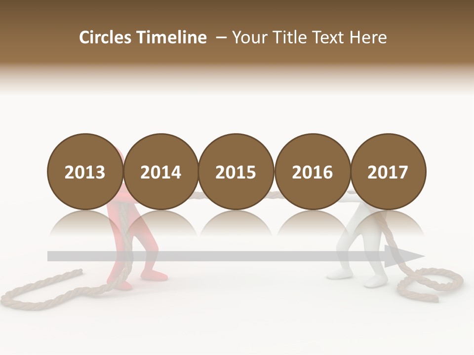 Business White Conflict PowerPoint Template