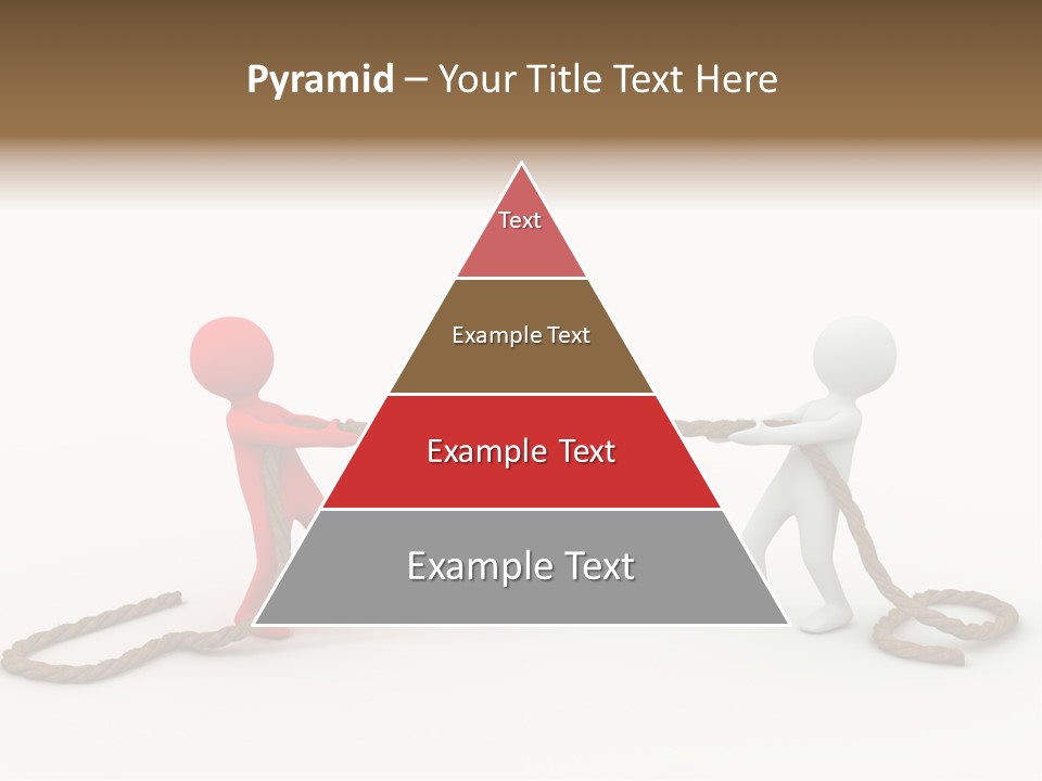 Business White Conflict PowerPoint Template