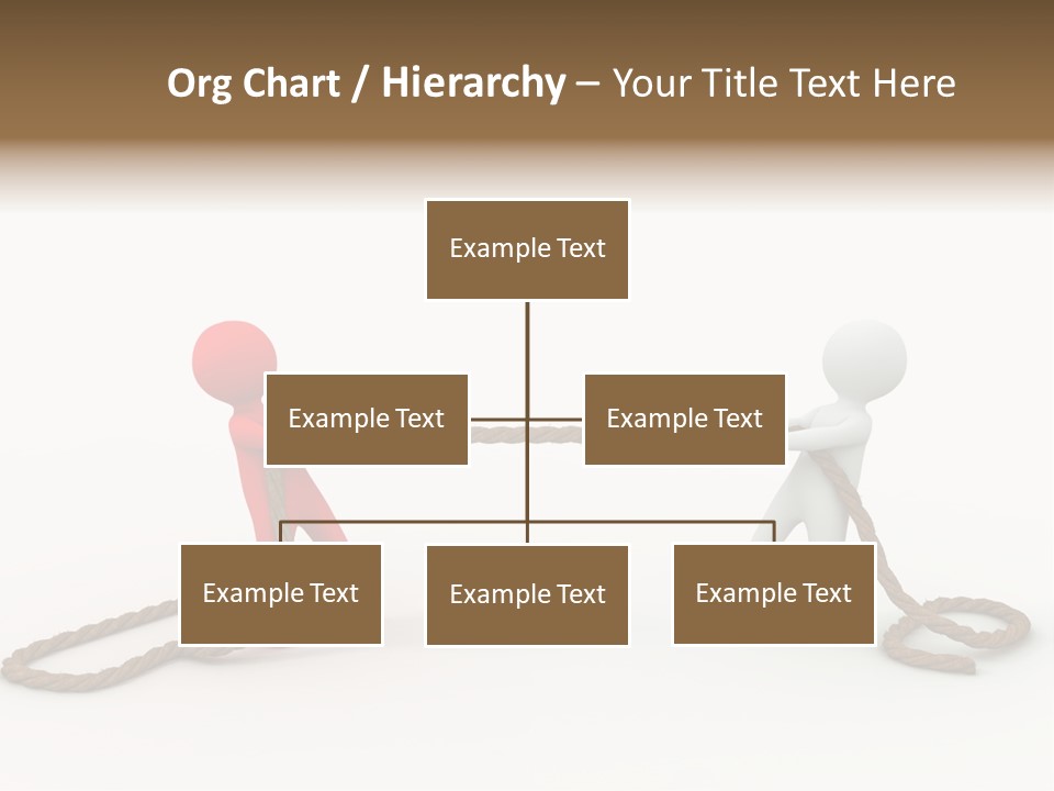 Business White Conflict PowerPoint Template