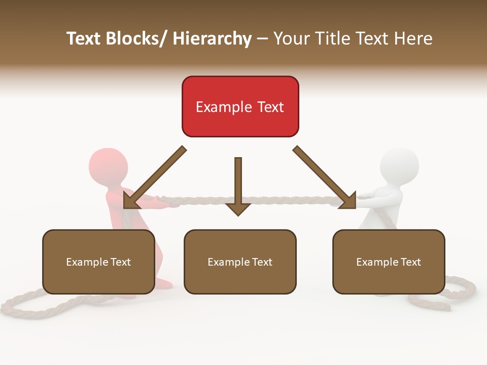 Business White Conflict PowerPoint Template