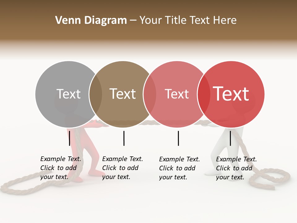 Business White Conflict PowerPoint Template