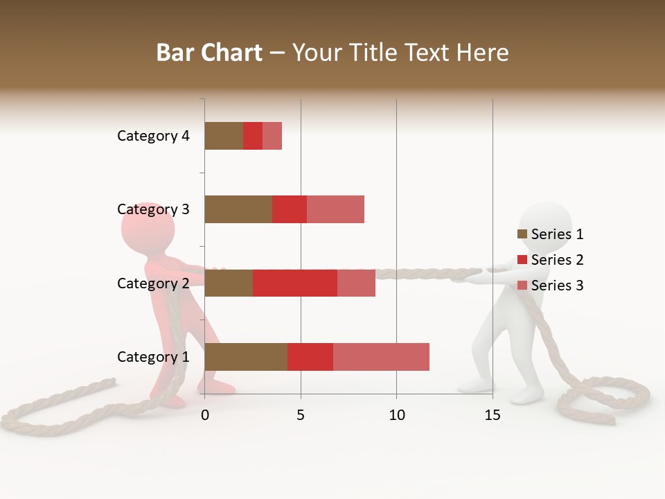Business White Conflict PowerPoint Template