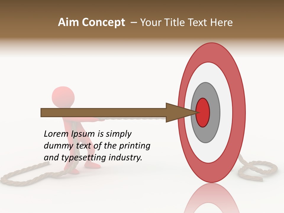 Business White Conflict PowerPoint Template