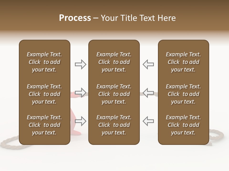 Business White Conflict PowerPoint Template