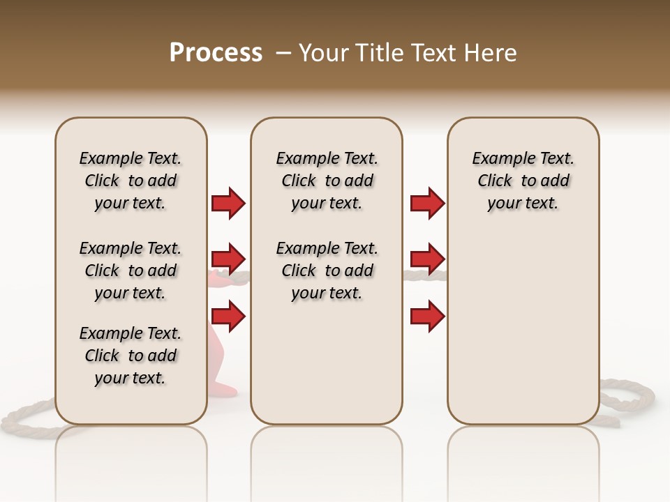Business White Conflict PowerPoint Template