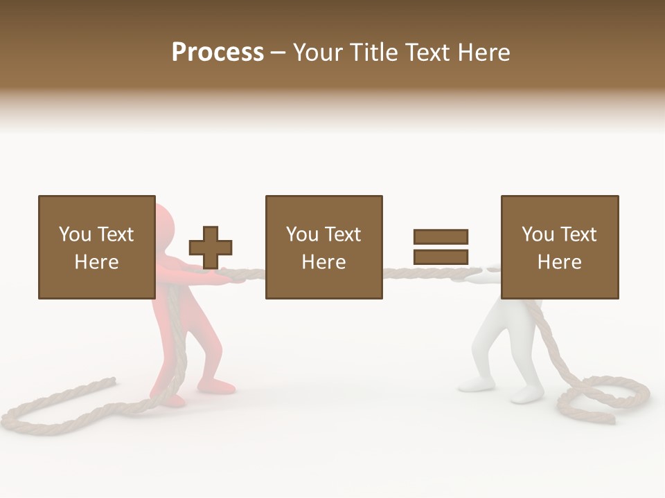 Business White Conflict PowerPoint Template