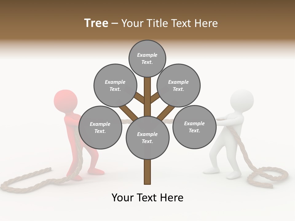 Business White Conflict PowerPoint Template