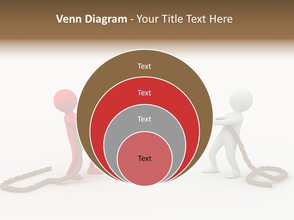 Business White Conflict PowerPoint Template