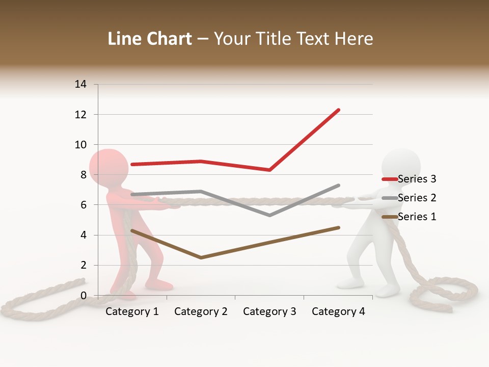 Business White Conflict PowerPoint Template