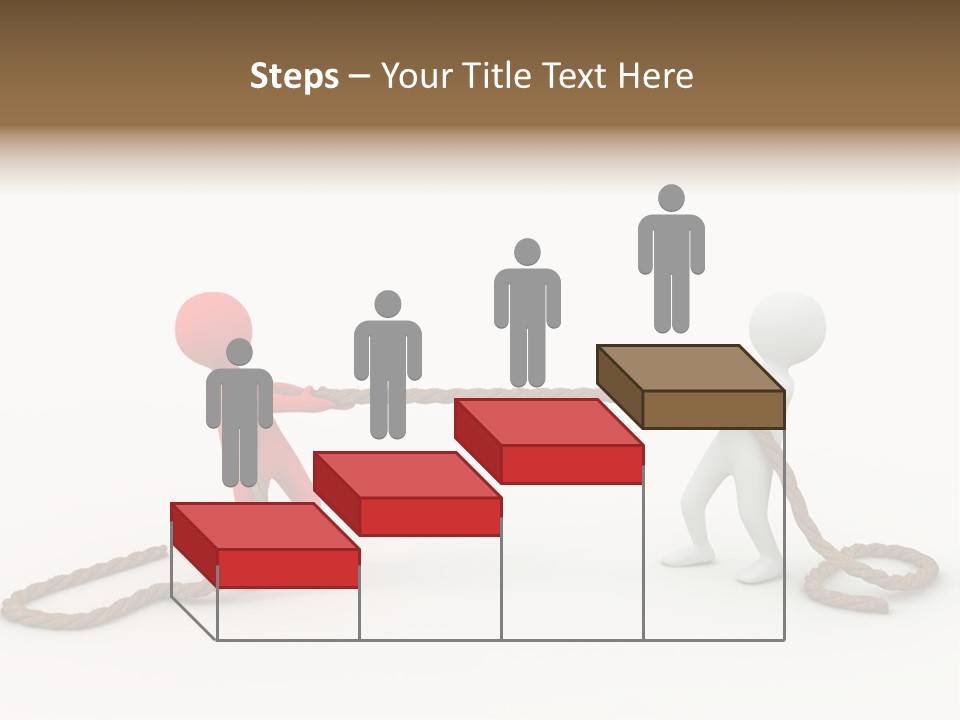 Business White Conflict PowerPoint Template