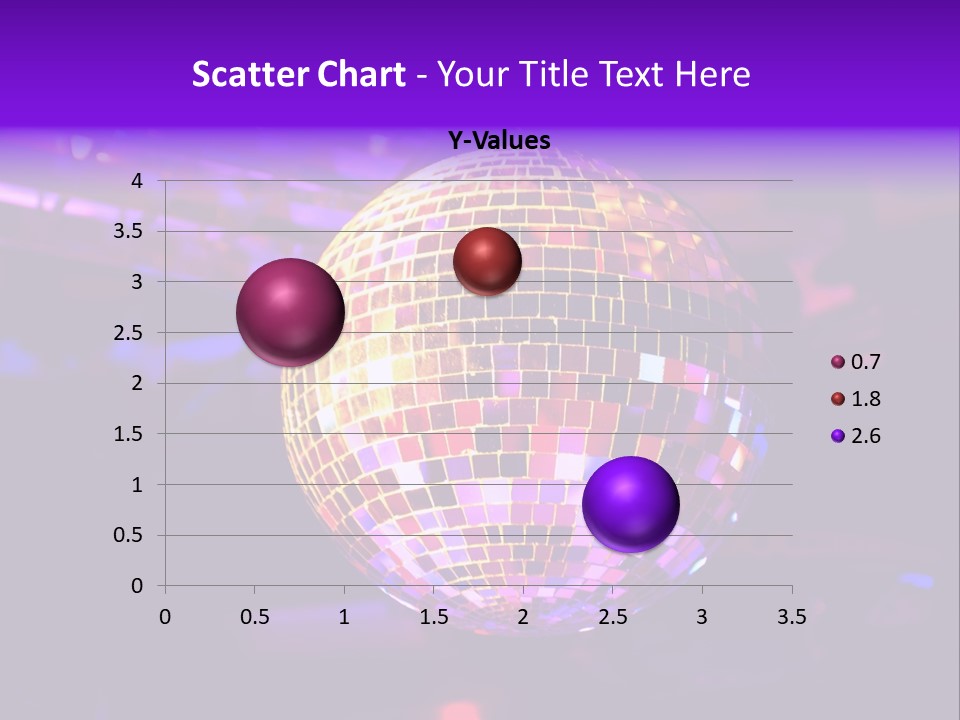 Retro Purple Dance PowerPoint Template