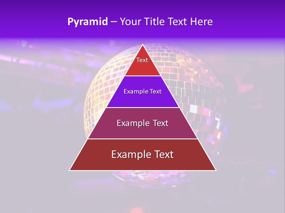 Retro Purple Dance PowerPoint Template