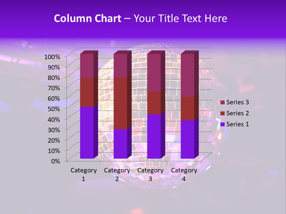 Retro Purple Dance PowerPoint Template