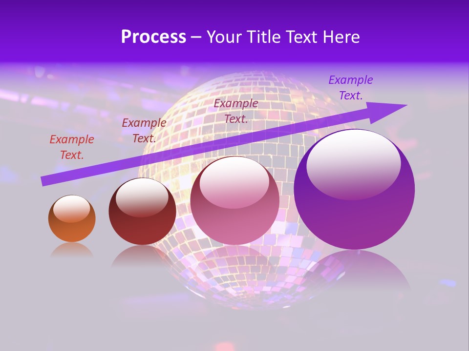 Retro Purple Dance PowerPoint Template