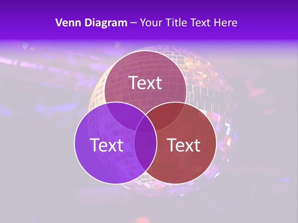 Retro Purple Dance PowerPoint Template