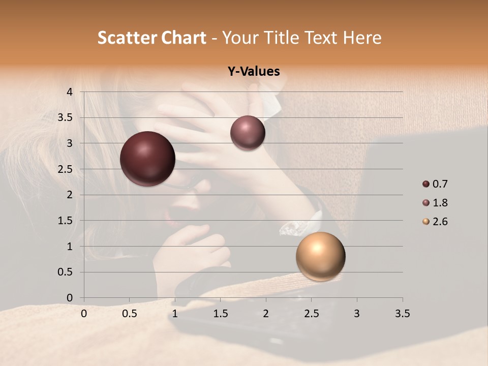 Child Businesswoman Wireless PowerPoint Template