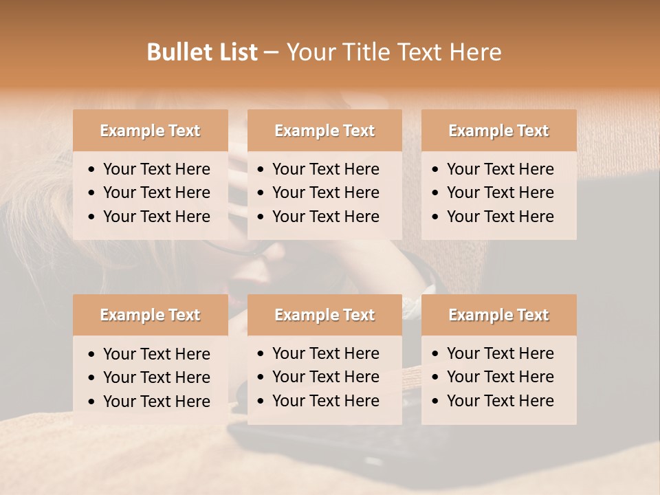 Child Businesswoman Wireless PowerPoint Template