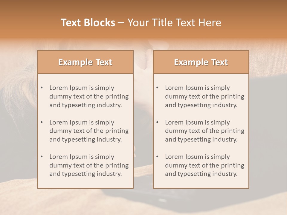 Child Businesswoman Wireless PowerPoint Template