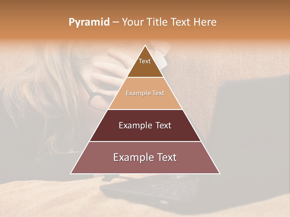 Child Businesswoman Wireless PowerPoint Template