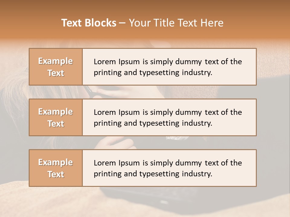 Child Businesswoman Wireless PowerPoint Template