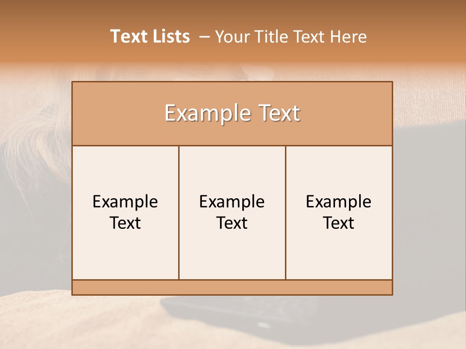 Child Businesswoman Wireless PowerPoint Template