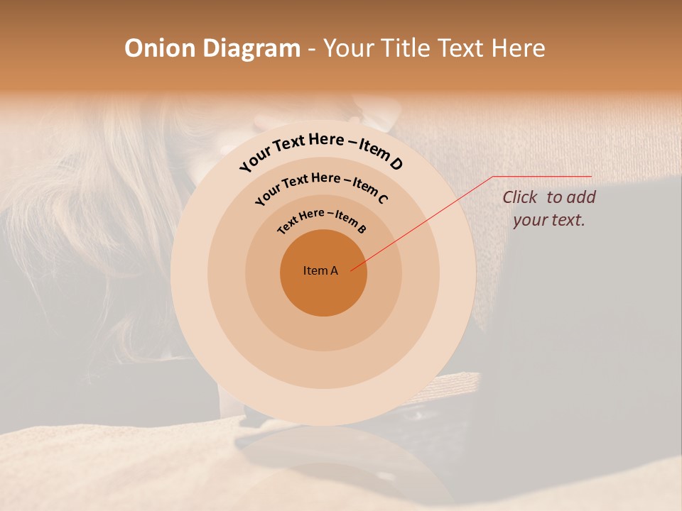 Child Businesswoman Wireless PowerPoint Template