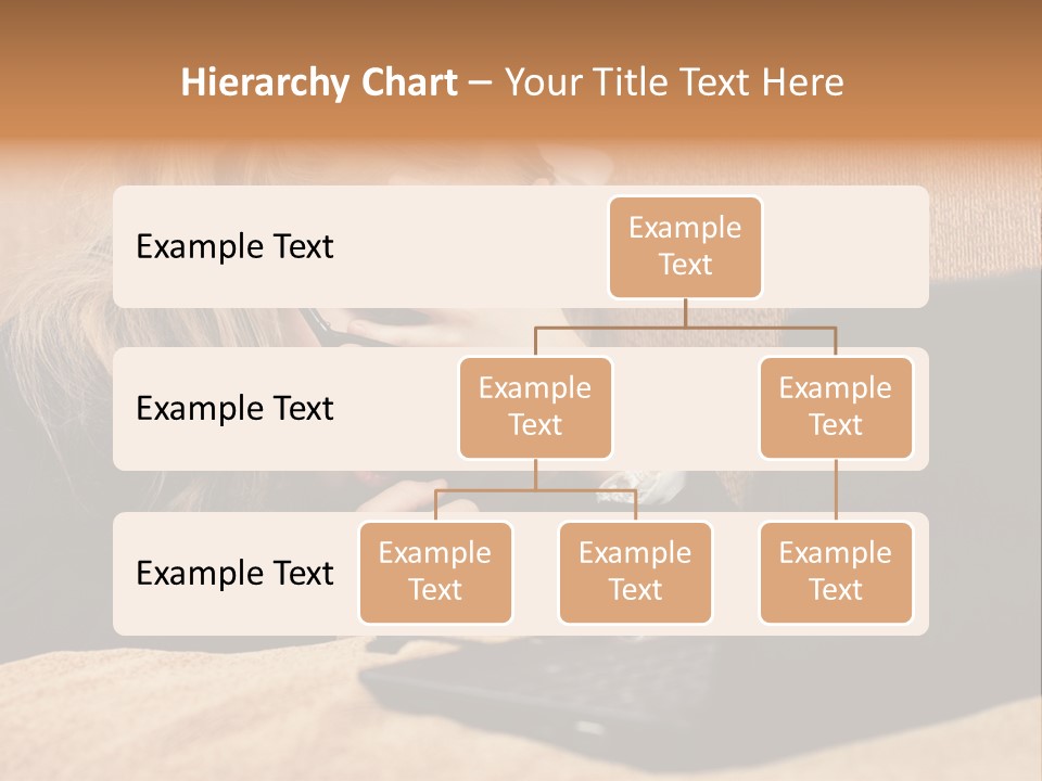 Child Businesswoman Wireless PowerPoint Template