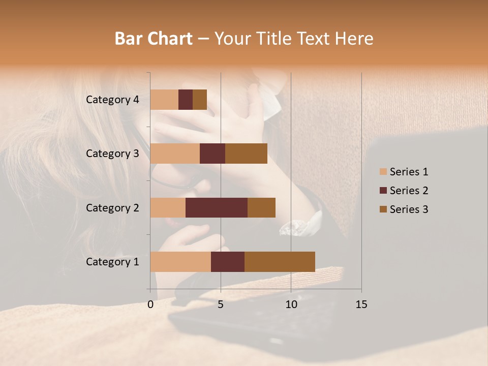 Child Businesswoman Wireless PowerPoint Template