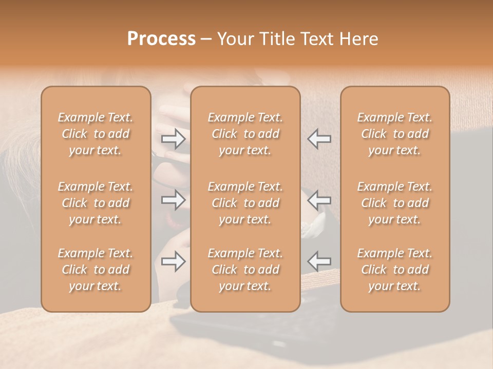 Child Businesswoman Wireless PowerPoint Template