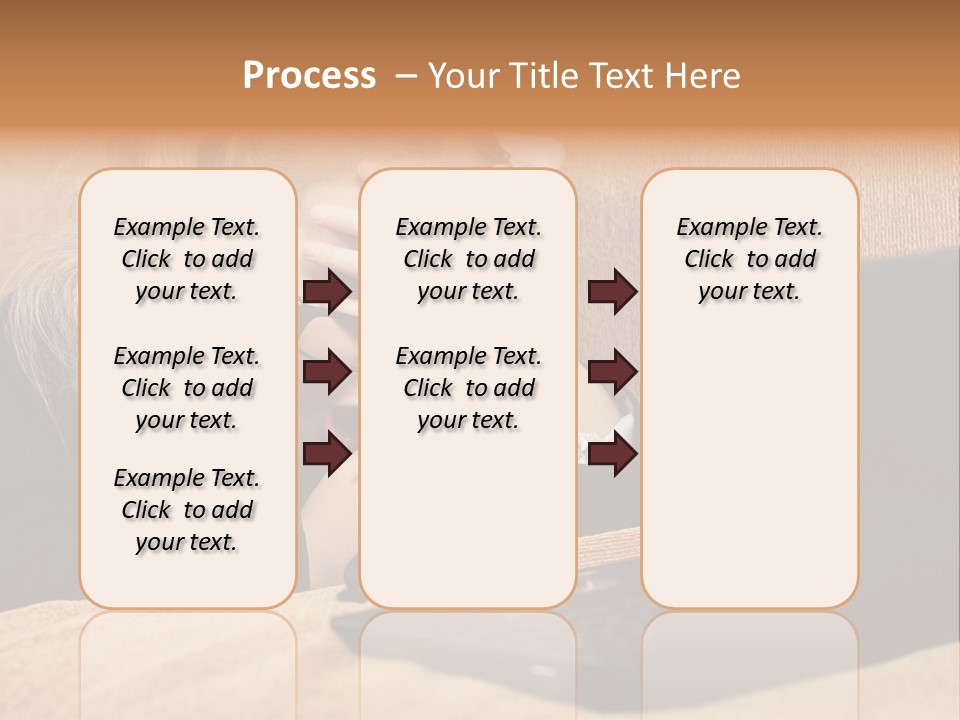 Child Businesswoman Wireless PowerPoint Template