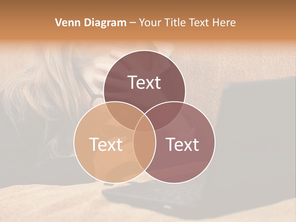 Child Businesswoman Wireless PowerPoint Template