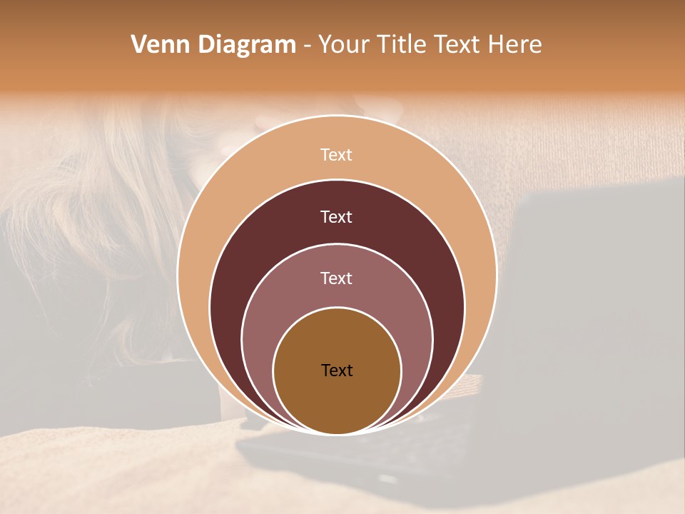 Child Businesswoman Wireless PowerPoint Template